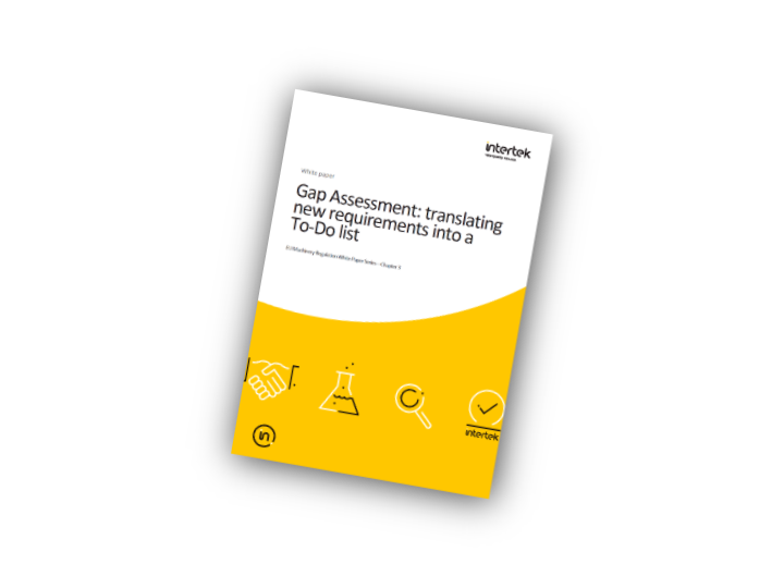 Approaching Machinery Regulation - Gap assessment